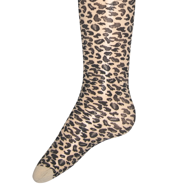 Panty met luipaard printje-152/164