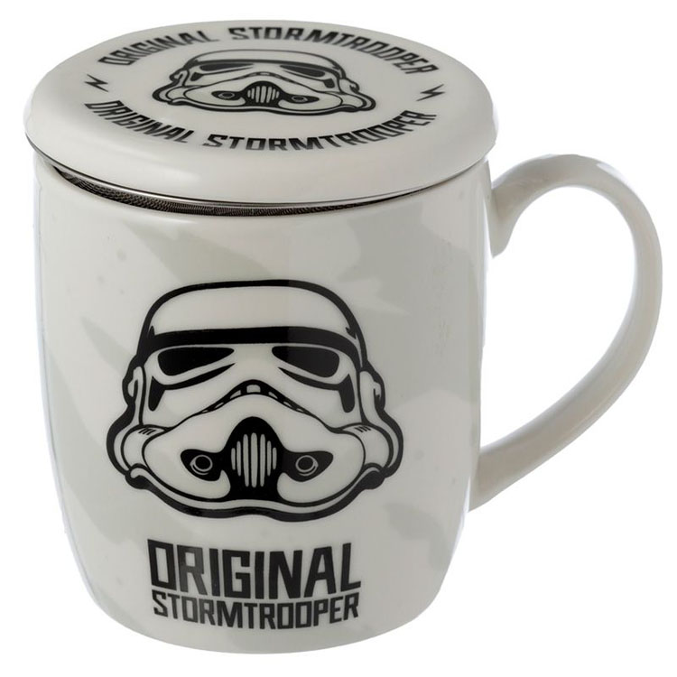 Beker Original Stormtrooper Porselein - Met Theezeef & Deksel - 350ml