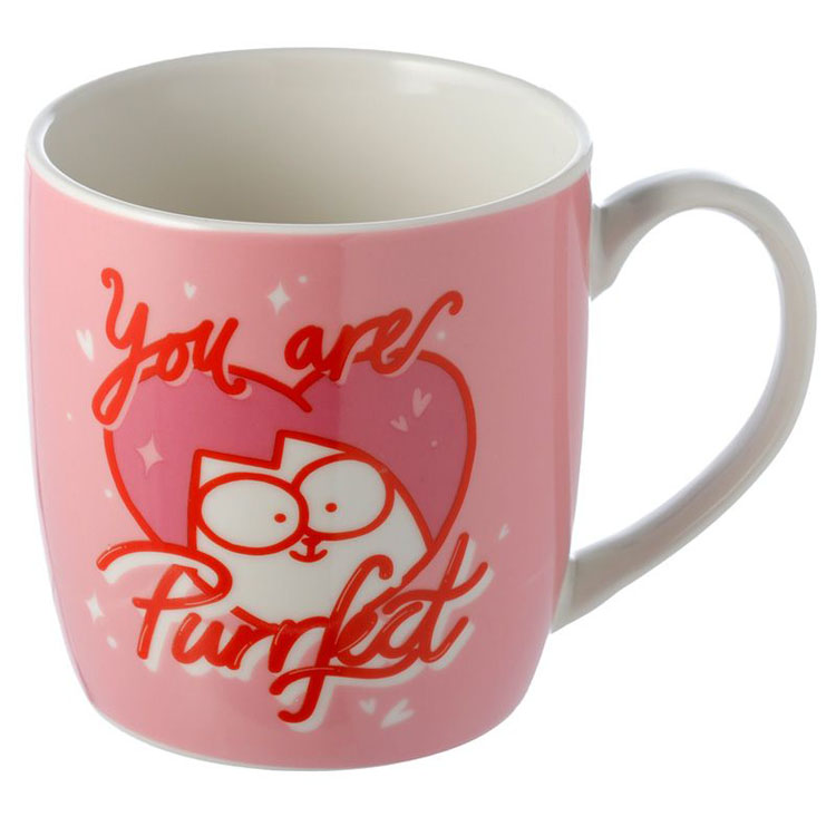 Beker Simon&apos;s Cat You are Perfect - Roze - Porselein - 300ml