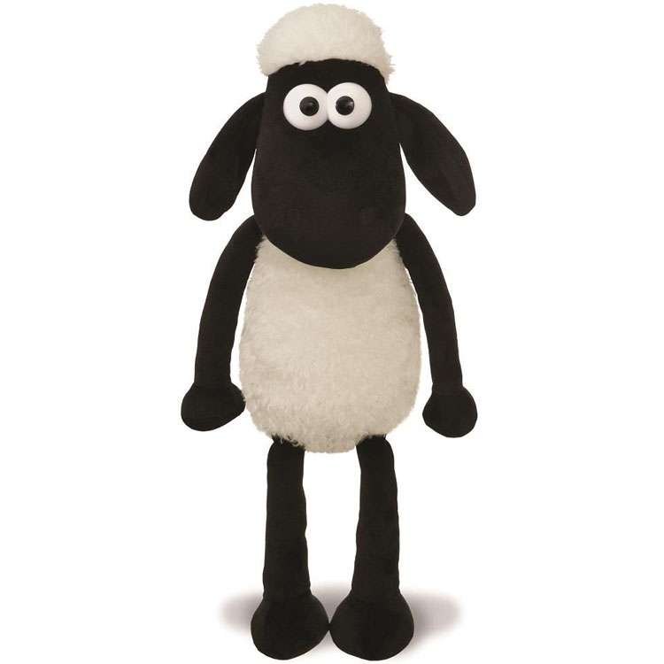 Aurora Knuffel Shaun Het Schaap 30,5 Cm Wit/zwart