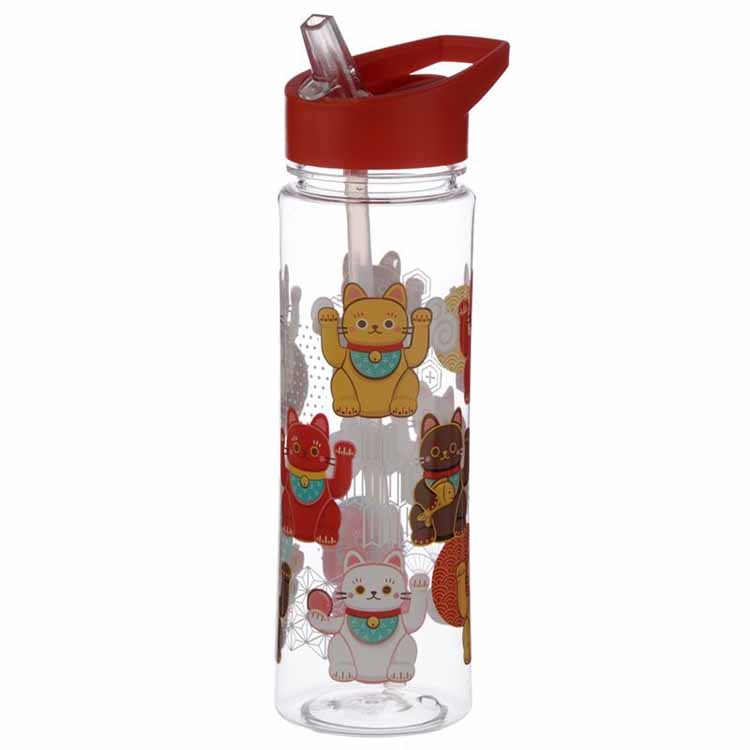 Waterfles 550ml - Maneki Neko Gelukskat