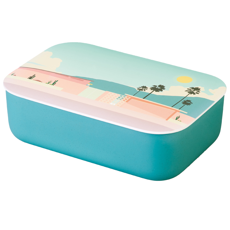 BioLoco Lunchbox PLA - Palm Springs - Vaatwasser bestendig - 12x17x5cm