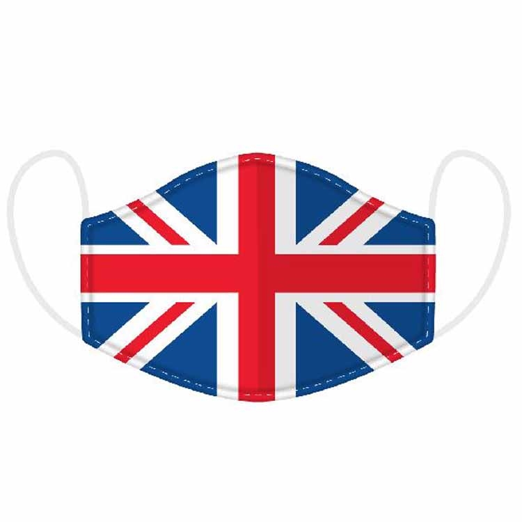Puckator Mondkapje - Landenvlaggen - Britse vlag