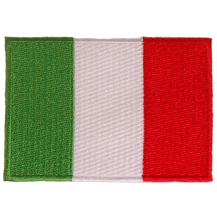 Strijkapplicatie 8x6cm vlag Italië