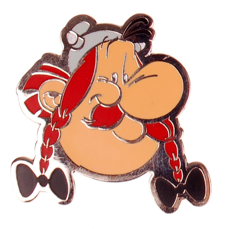 Badge Asterix & Obelix Emaille - Obelix - 4x4cm