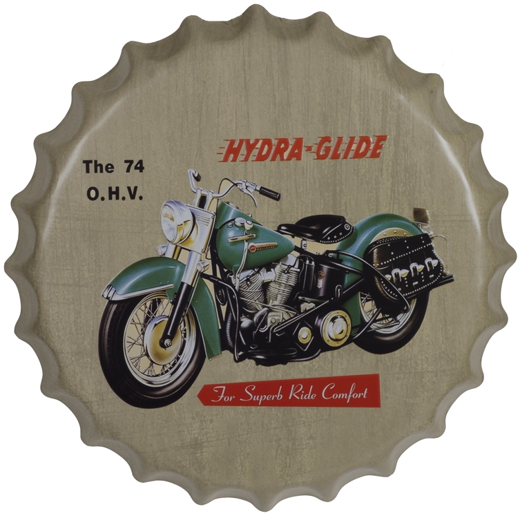 Bierdop/kroonkurk Motorbike "Hydra Glide"
